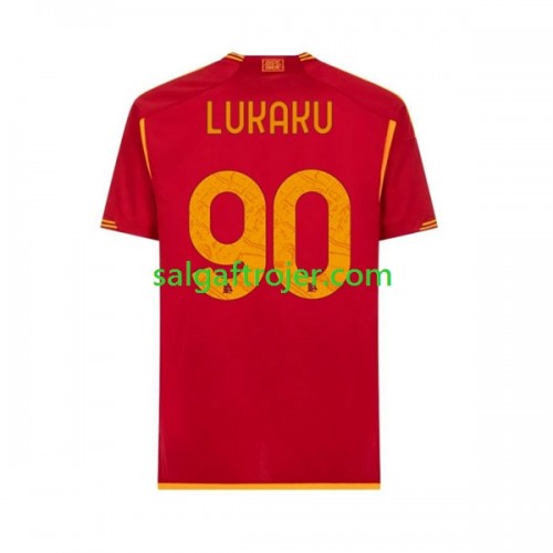 AS Roma Romelu Lukaku 90 Fodboldtrøjer Hjemmebanesæt 2023/24 Kort ærmer AS Roma Romelu Lukaku 90 Fodboldtrøjer Hjemmebanesæt 2023/24 Kort ærmer
